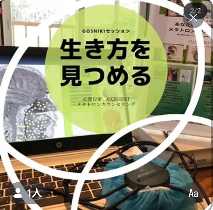 メタトロンの機器と画面の様子